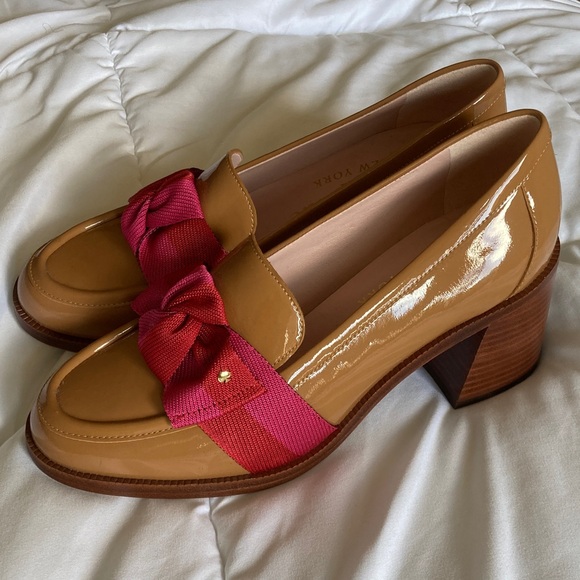 Kate Spade Leandra Heeled Loafers - Picture 1 of 8
